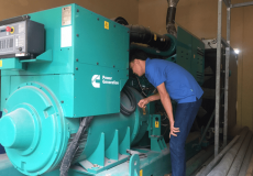 Lắp đặt máy phát điện Cummins tại Nhà Máy Sản Xuất Bao Bì ACCREDO ASIA – UNICONS