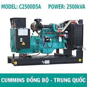máy phát điện cummins trung quốc C2500D5A 2500KVA